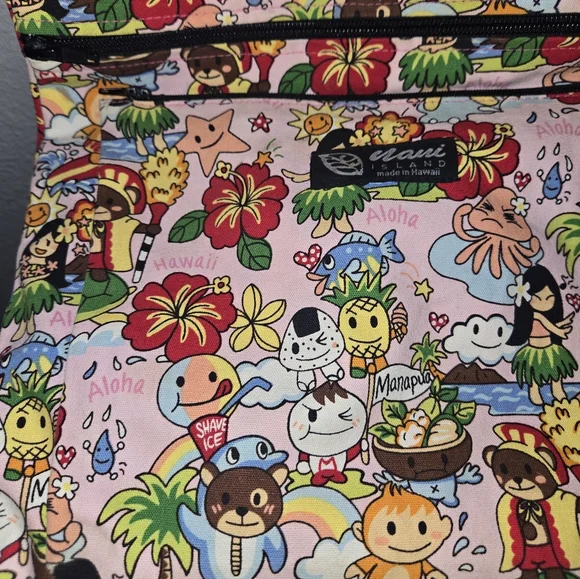 Hawaii Print Handmade Crossbody Zipper Bag - Picture 5 of 16